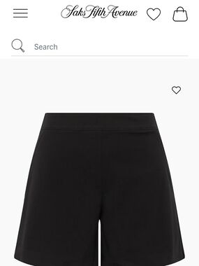 SPANX Polished 6 Inch Black Stretch Short